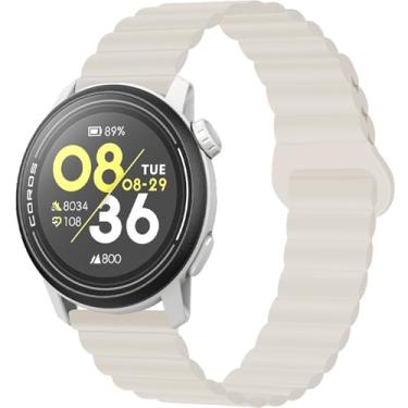 Imagem de LeyuBand Relógio de silicone de 22 mm compatível com Coros PACE 3/APEX 2 PRO/APEX PRO/APEX 46 mm para homens e mulheres