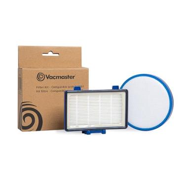 Imagem de Vacmaster O kit de filtro 952860 serve para aspirador de pó sem saco ultra-silencioso CC0501, 1 filtro de escape de mídia HEPA e 1 pré-filtro lavável