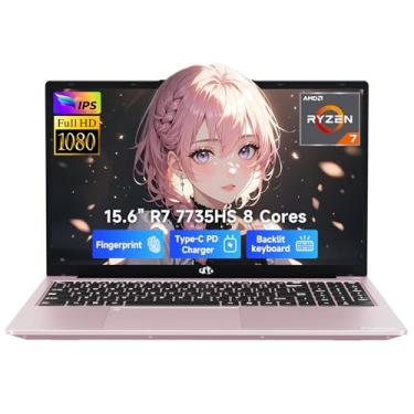 Imagem de NIMO 15.6" IPS FHD-Gaming-Laptop, 8 Cores Ryzen 7 7735HS 16GB DDR5 RAM 1TB SSD (Beats i7-12650H Up to 4.75GHz) Radeon 680M GPU-Computer with 100W Type-C Backlit Keyboard Fingerprint