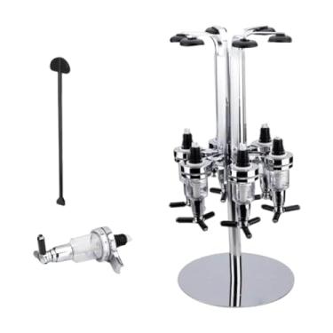 Imagem de Fxzqgnh Dispensador Giratório de Bebidas, Dosador, Suporte para Garrafas de Bebidas Elegante E Compacto com Liberação Rápida, Dosador para Bebidas No Bar Domé