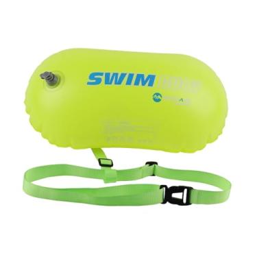 Imagem de simhoa Boia de Natação com Bolha de Ar Dupla, Leve e com Cinto de Cintura, Ideal para Triatletas, Praia e Camping.