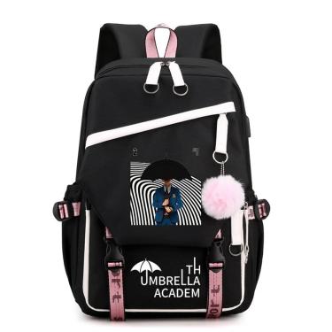 Imagem de Mochila Umbrella Academy Anime School Nylon 680g