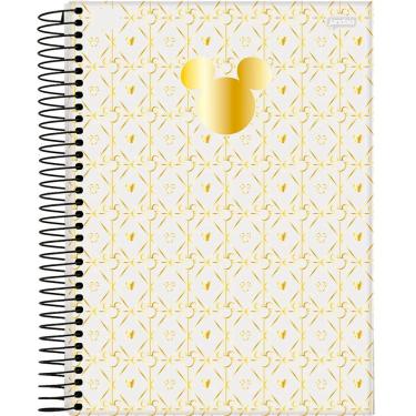 Imagem de Caderno Espiral Universitário Capa Dura 1 Matéria 80f Mickey Arts Office Jandaia Estampa 3