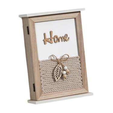 Imagem de Generic Armário de Chaves de Parede Decorativo em Madeira Estilo Fazenda para Quarto, Corredor, Escritório, Casa - Presente