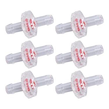 Imagem de Generic Válvula de Retenção Unidirecional, Resistente Ao Desgaste, Diafragma de Parada de água de Plástico Pp, 10 Peças para Tanque de Peixes, Indústria Química (5mm transparente)