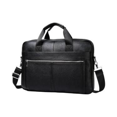 Imagem de Pasta Executiva De Couro Genuíno De Luxo Para Homens, Bolsa Para Lapto
