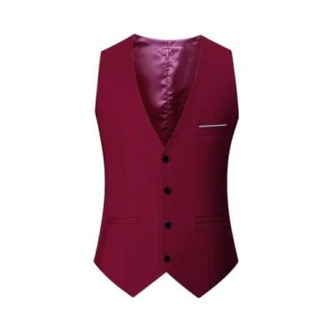 Imagem de Colete Social Masculino Sem Mangas Com Cintura Ajustável M-7XL Primave