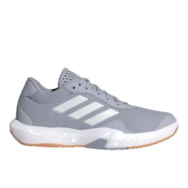 Imagem de adidas Tênis feminino Amplimove Trainer, Halo prata/zero metálico/branco, 10