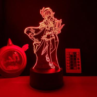 Imagem de Luz noturna LED 3D Plants vs Zombies Barbatos que mudam de cor