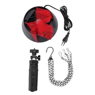 Imagem de Luz LED de fogo artificial Lâmpada de efeito realista cintilante 3D com suporte ajustável para pendurar suporte de fogueira para festas, clubes, bares, pano de seda ABS, corrente