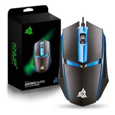 Imagem de Mouse Gamer USB Óptico 1200 DPI com LED RGB, Design Ergonômico Ultra Leve, 4 Botões, Ambidestro para PC, Notebook, Mac, PS4 e PS5