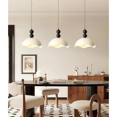 Imagem de Lustres LED reguláveis com controle remoto, luminárias de teto modernas com altura ajustável, pendentes inteligentes, luminárias para quarto, pendentes para salas de jantar e cozinhas (preto