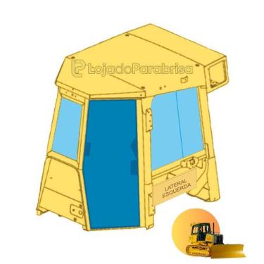 Imagem de Vidro da Porta Esquerda para Trator John Deere 700J - Código T205205