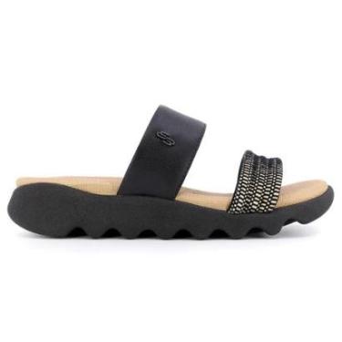 Imagem de Tamanco Usaflex Plataforma Anatomica Confortável Solado Confortável Anabela-Feminino