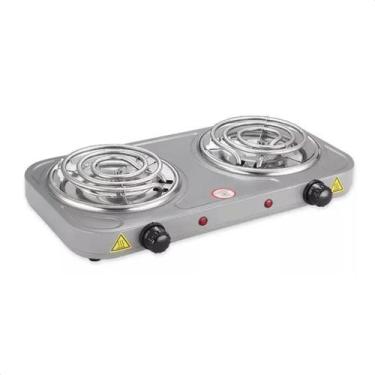 Imagem de Fogareiro 2 Bocas Elétrico 127V 2000W - GOGUPO, Cinza