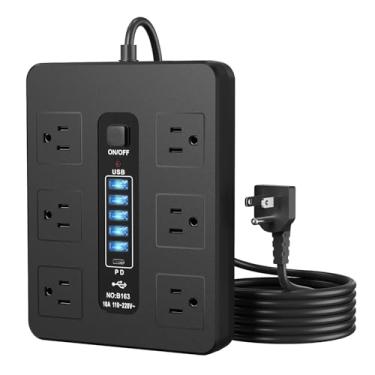 Imagem de Régua de alimentação de mesa com 12 portas USB PD Multi Tomada para mesa de trabalho e escritório