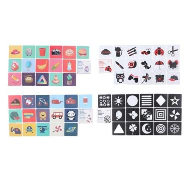 Imagem de Flashcards Hztyyier High Contrast Baby 64 unidades com caixa
