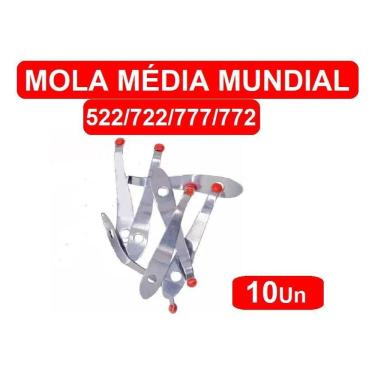 Imagem de 2X 10 Molas Média + 10 Paraf.  Mundial Dos Alicate C