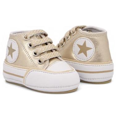 Imagem de Sapatinho Bebe Tenis Infantil Luxo Menina Manozinhos Baby Ref.800/13, 