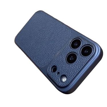 Imagem de LYJSMGZ Capa à prova de choque para iPhone 17 Pro Max/Air/17 Pro/17, cobertura total de lente ultra-limão, capa de telefone à prova de poeira, capa anti-impressão digital, azul, 17 Pro Max