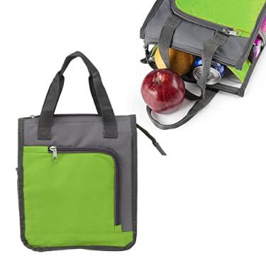 Imagem de Sacola de supermercado reutilizável isolada com alça alargada impermeável e para trabalho viagens caminhadas entrega ali