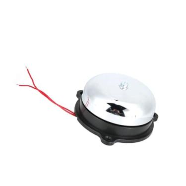 Imagem de Cosiki Campainha de Tempo de Toque Elétrico Alarme de Sinal Sem Faísca para Agências de Fábrica Escolar, Campainha Elétrica de Aço Inoxidável de 4 Polegadas para Ampla Faixa de Transmissão de Som