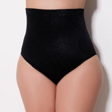 Imagem de Calçola Lycra Plus Size Cor:PretoTamanho:52 - Saulo Lingerie, Preto, 5