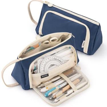 Imagem de Estojo De Lápis Caneta Esferográfica De Papelaria Armazenamento Portát