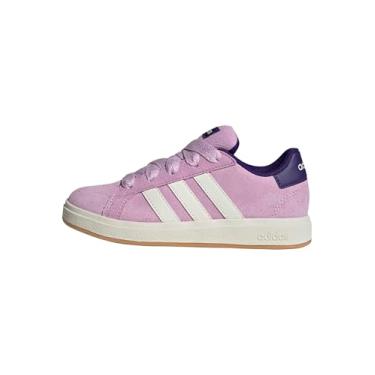 Imagem de adidas Tênis infantil unissex Grand Court 00s, Bliss lilás/branco/roxo universitário, 17