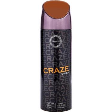 Imagem de Água De Cheiro Masculina Armaf Craze Spray Corporal 200 Ml