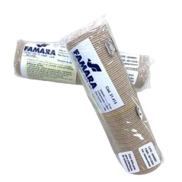 Imagem de Atadura Elástica 15 cm Farmara média compressão - Natural - Famara