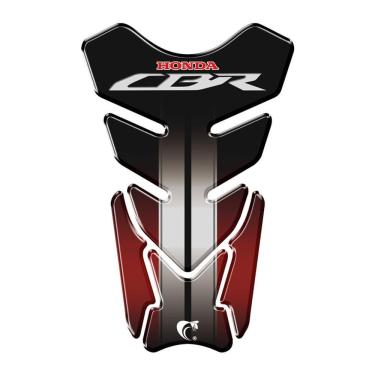 Imagem de Adesivo Resinado Protetor De Tanque Moto Honda Cbr 1000 Vermelho Vermelho E Preto