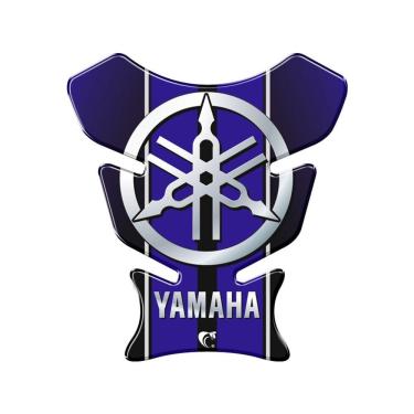 Imagem de Adesivo Protetor De Tanque Moto Yamaha Diapasão Azul Azul