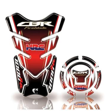 Imagem de Adesivo Protetor Tanque E Bocal Honda Cbr Hrc + 2018 Vermelho