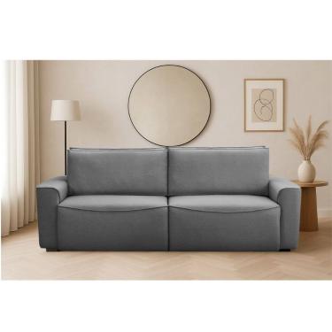 Imagem de Sofa 3 Lugares Retratil e Reclinavel Veludo Nobile Ferguile