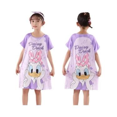 Imagem de Camisolas De Noite Com Estampa Minnie, Roxas, Rosa E Azuis, Para Menin