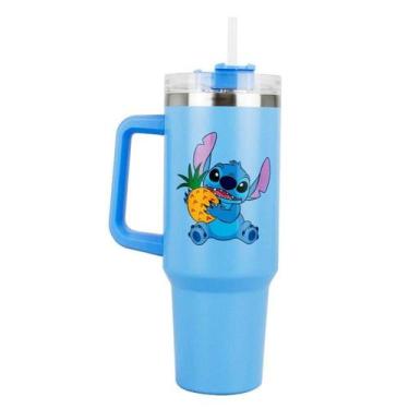 Imagem de Caneca Grande Térmico ul Com Canudo Stitch 1100L - Disney - Taimes