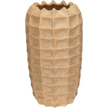 Imagem de VASO DECORATIVO ENFEITE CASA HOME&CO CERÂMICA 30x16x16cm BEGE