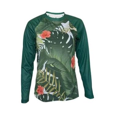 Imagem de Camiseta De Ciclismo Feminina De Secagem Rápida Com Manga Longa Para M