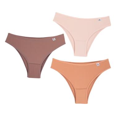 Imagem de Kit Trio 3 Calcinha Biquini Microfibra DelRio GG