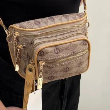 Imagem de Bolsa Pochete Inspiração  Praticidade, Estilo e Transversal, Caqui