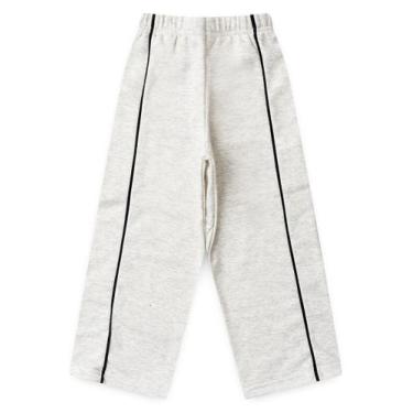 Imagem de Calça Cargo Inverno Menina Mescla em Moletom com Filete - Molekada, 8