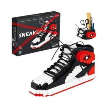 Imagem de Tênis De Basquete DIY Para Meninos E Meninas, Blocos De Montagem, Mode