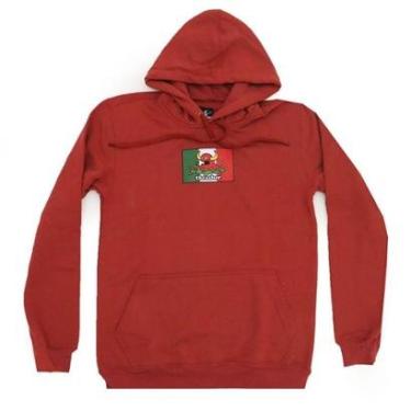 Imagem de Moletom Thrasher X Toy Machine Canguru Hecho - Marrom Terracota-Masculino