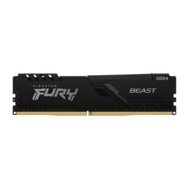 Imagem de Memória RAM Kingston Fury Beast, 16GB, 3200MHz, DDR4, CL16, Preto - KF432C16BB1/16-Unissex