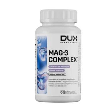 Imagem de Magnésio Mag-3 Complex - 90 Capsulas Dux Nutrition Sabor Sem Sabor