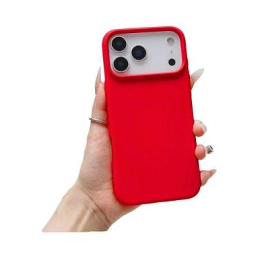 Imagem de Capa De Silicone Fosca Candy Para iPhone 17 16 16E 15 pro Max, Anticho