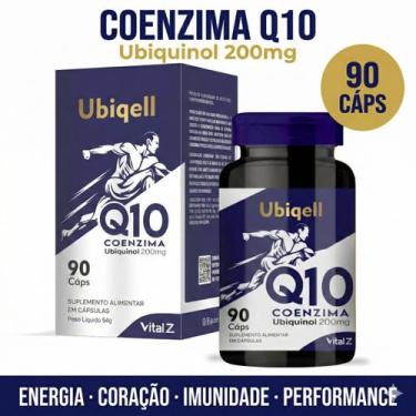 Imagem de Coenzima Q10 Ubiquinol 200mg Forma Ativa  90 Cápsulas  Alta Absorção -