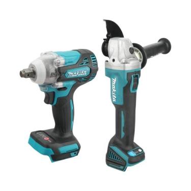 Imagem de Kit De Ferramentas Multifuncional 18V Makita DTW300 DGA404 Com Chave D