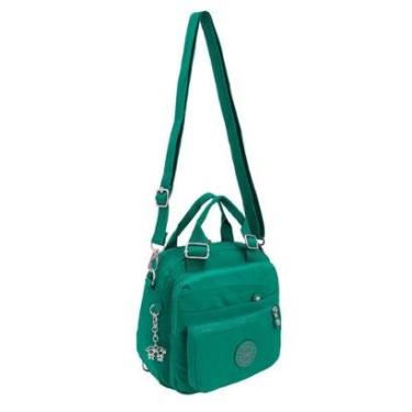 Imagem de Bolsa Mochila Feminina Transversal Mão Ombro Costas Reforçada Resistente Pequena Menina...
